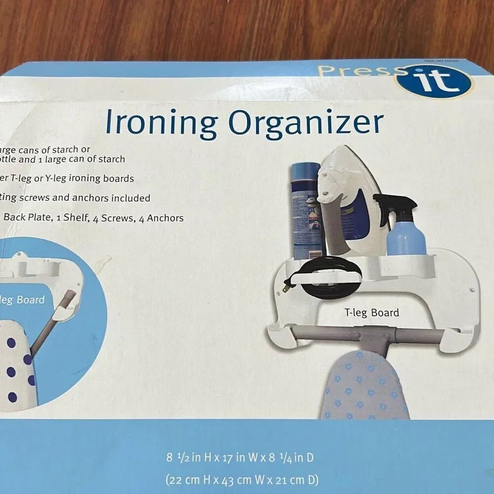 New press it Ironing organizer caddy wall mount